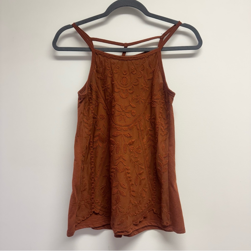 Rewind Women’s Burnt Orange Tank Size Xs